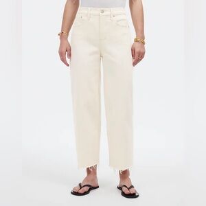 Madewell Perfect Vintage Wide Leg Crop Jean in Vintage Canvas Size 30 Tall